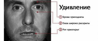 Базовые человеческие эмоции. Удивление.