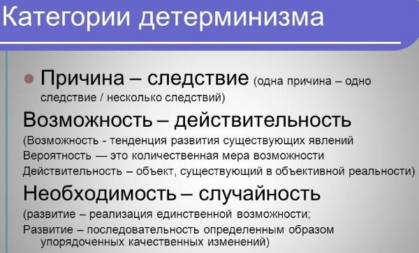 Детерминизм в психологии. Что это такое, принципы, определение, виды, формы