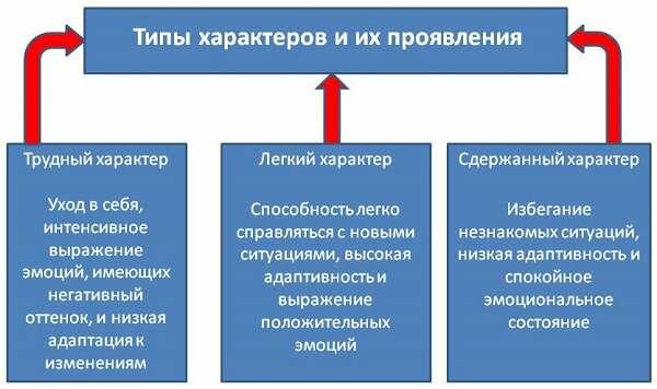 Характер определение, типы, черты и свойства характера и их значение